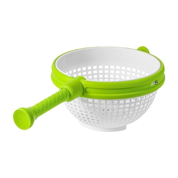 Spinning and Straining Colander