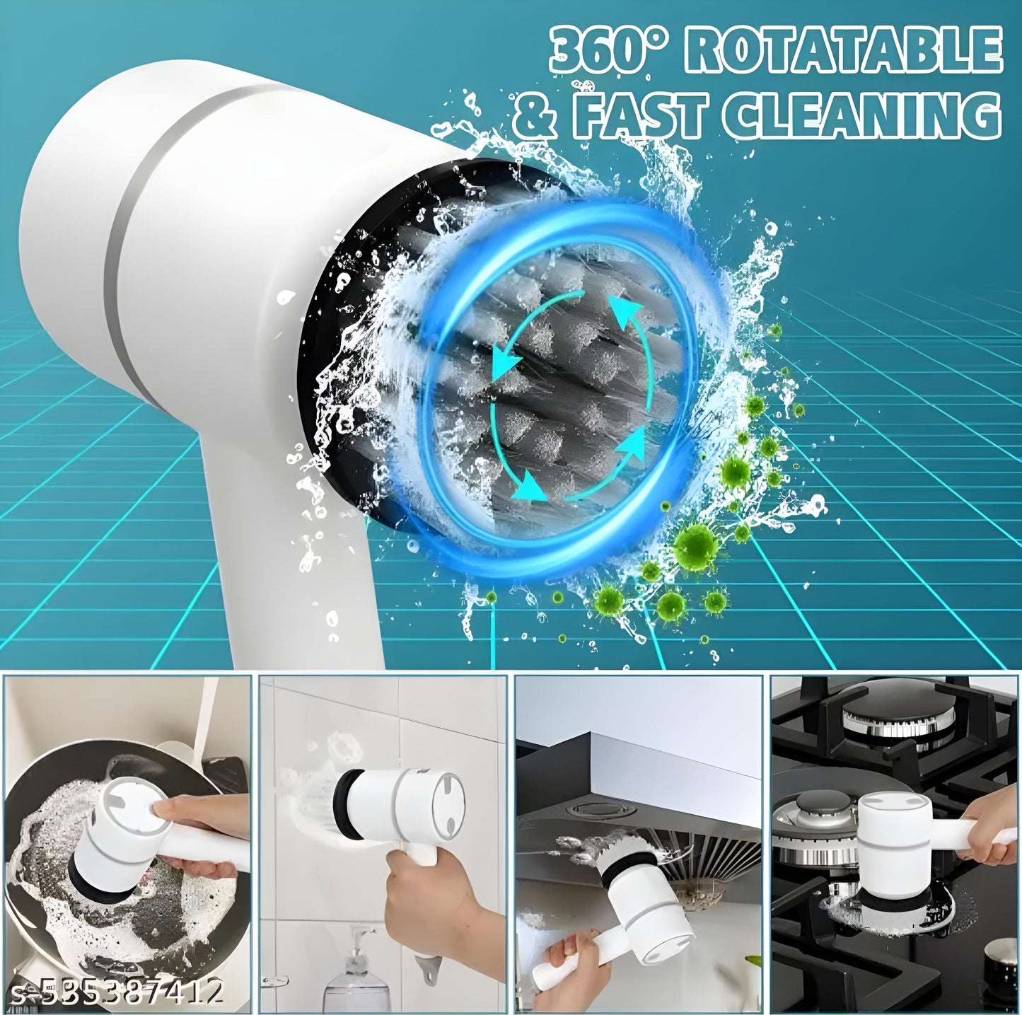 360Β° Rotating Electric Cleaning Brush