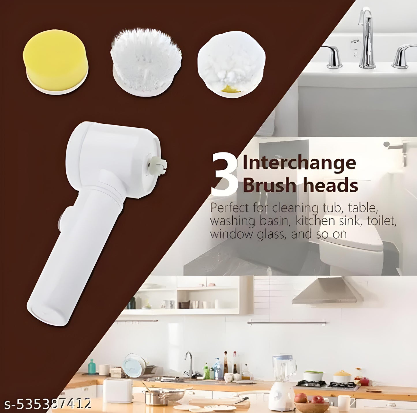 360Β° Rotating Electric Cleaning Brush